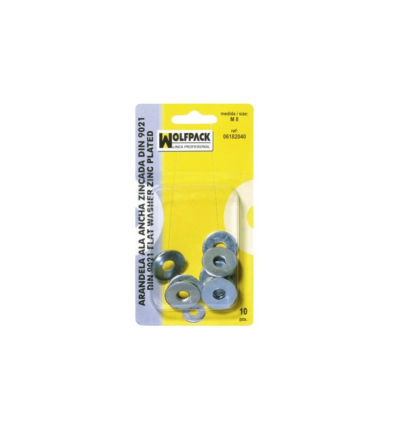 Arandelas Ala Ancha Din9021 M03 (100 Piezas)