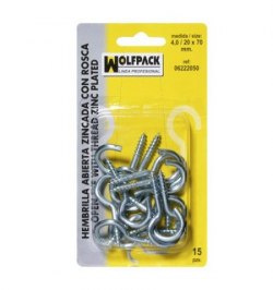 Hembrilla Abierta 2,4 / 16x30 mm. (50 Piezas)