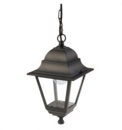 Farol Jardín Suspendido Negro
