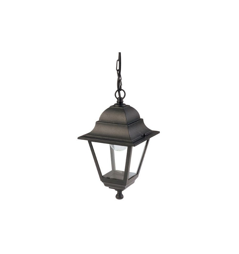Farol Jardín Suspendido Negro