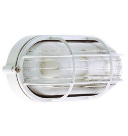 Plafón Industria  IP44 Oval Blanco