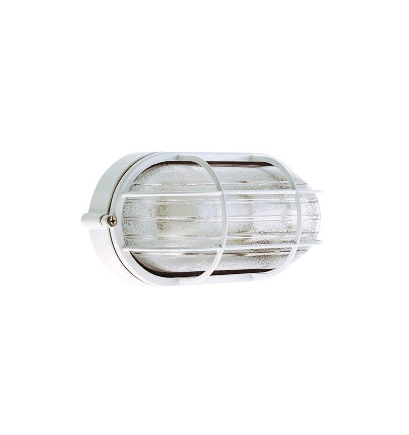 Plafón Industria  IP44 Oval Blanco