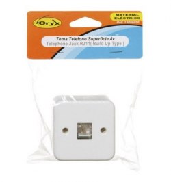 Toma Telefono Oryx Superficie 4v