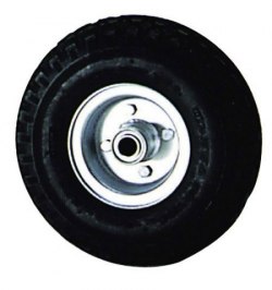 Rueda Carretilla Sacos Neumática llanta galvanizada  20 mm.