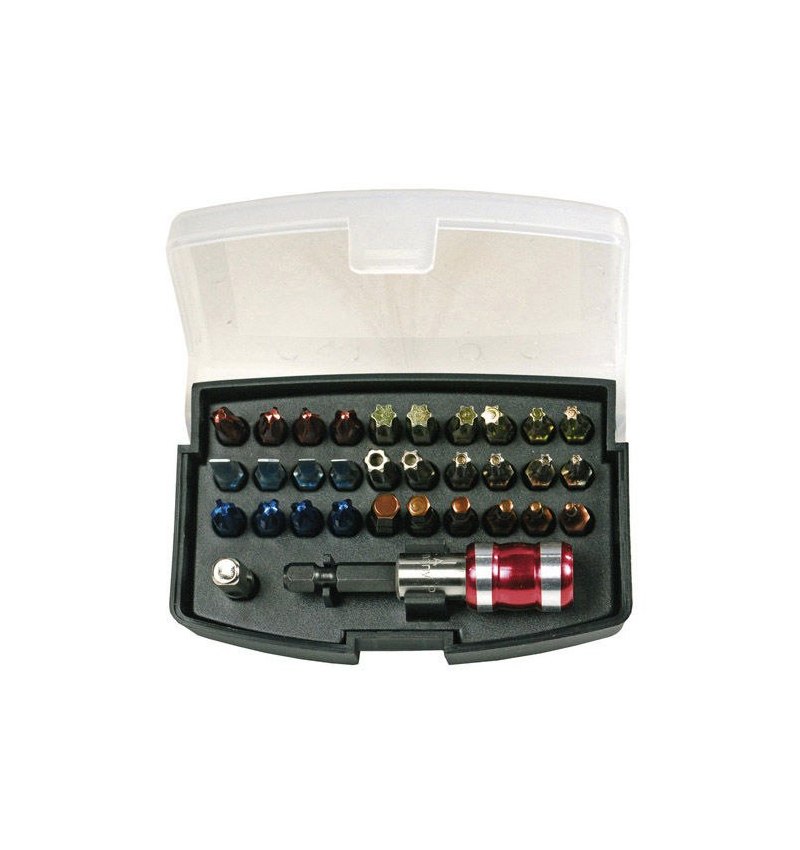 Juego Puntas Maurer Con Adaptador Rápido 32 Piezas