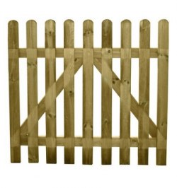 Cancela Jardin Madera Papillon 100x100 cm.