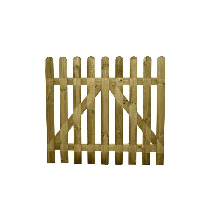 Cancela Jardin Madera Papillon 100x100 cm.