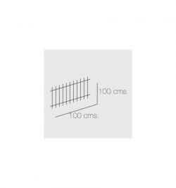 Cancela Jardin Madera Papillon 100x100 cm.
