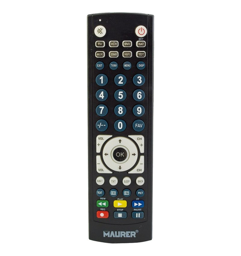 Mando Universal TV Maurer 8 Aparatos