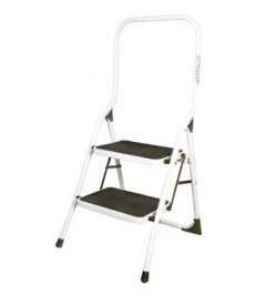Escalerilla Acero 2 Peldaños Uso Doméstico Plus