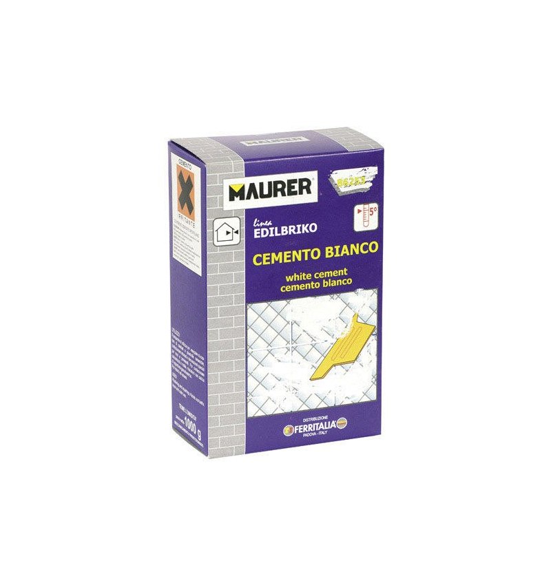 Edil Cemento Blanco Maurer (Caja 1 kg.)