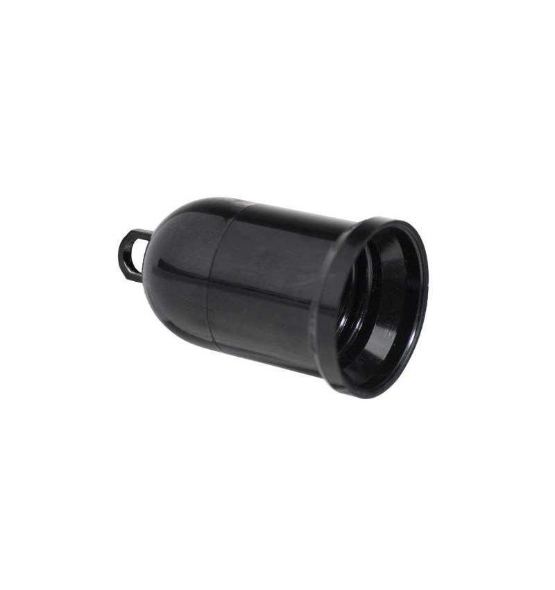 Portalamparas 4 A. E-27 Obra Negro