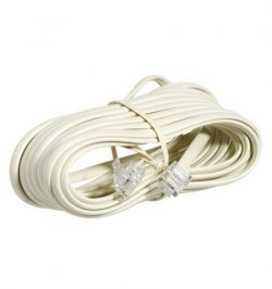 Cable Telefono 8 m. - 2 Clavijas-6/4