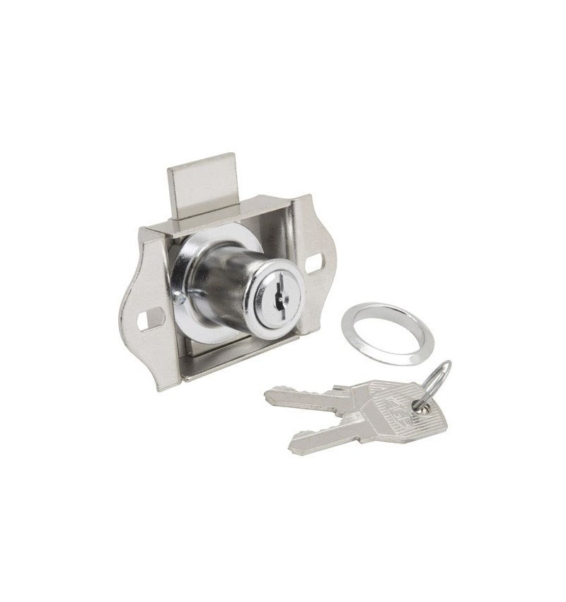 Cerradura Mueble Para Cajon 301/55 mm. Cromada