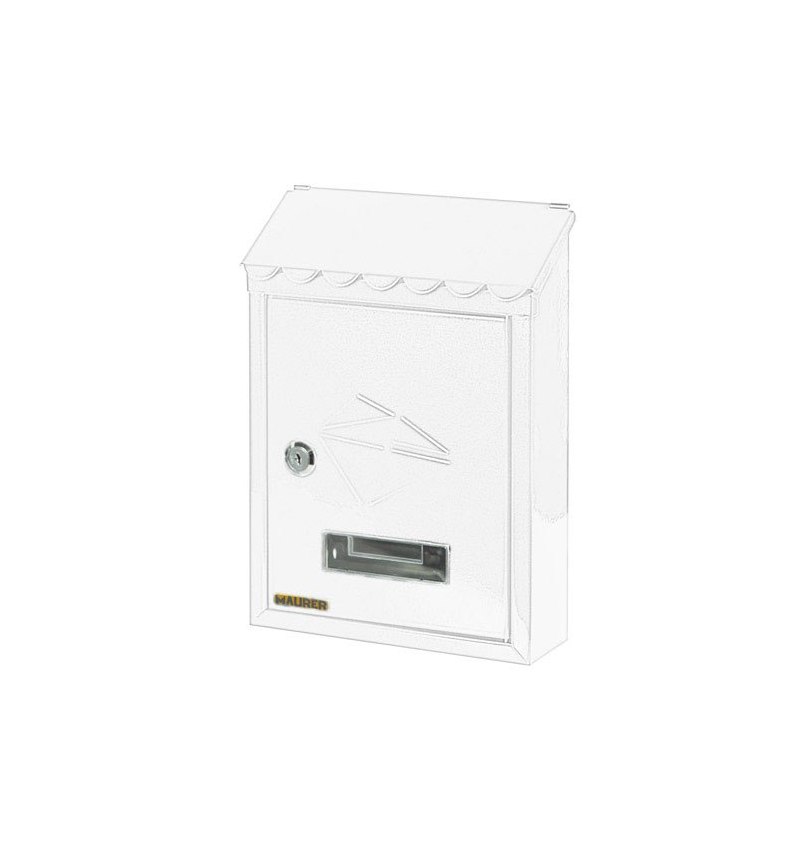 Buzón Maurer Exterior 21x30x6,8 cm. Blanco