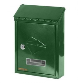Buzón Maurer Exterior 21x30x6,8 cm. Verde