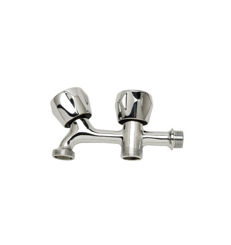 Grifo Lavadora Doble Rosca