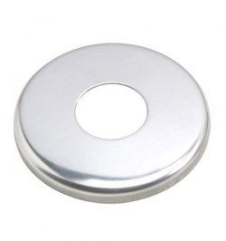 Embellecedor Escudo Abombado Acero 1/2"