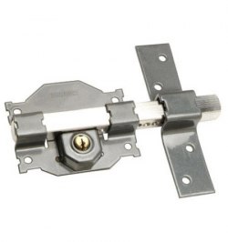 Cerrojo b-2 llave 2 lados pasador de 183mm cilindro redondo de 50mm