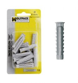 Taco Nylon  SN      6 mm. (30 Piezas)