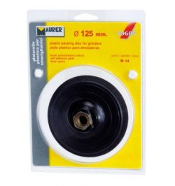 Plato Velcro Ø 125 mm. para Amoladora
