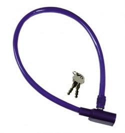 Cable Bicicleta Con llave   8 mm.  x 60 cm.