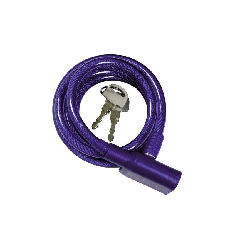 Cable Bicicleta Espiral Con llave 8 mm. x 150 cm.
