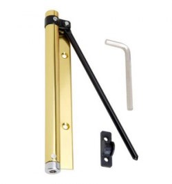 Muelle Puerta Wolfpack Aluminio Anodizado Dorado (Blister 1 Pieza)