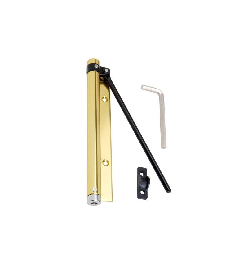 Muelle Puerta Wolfpack Aluminio Anodizado Dorado (Blister 1 Pieza)