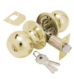 Pomo Puerta Wolfpack Con Llave Latonado