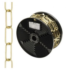 Cadena Decorativa Lisa Latonada 3,4x43 mm. Rollo 20 metros