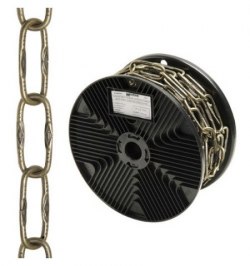 Cadena Decorativa Grabada Cuero 4,0x46 mm. Rollo 20 metros