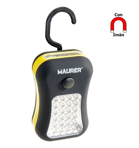 Linterna Maurer Led (24+4) Colgador e Iman