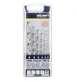 Estuche Brocas Alpen Cobalto  6 Piezas