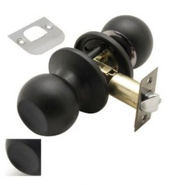 Pomo Puerta Wolfpack Sencillo Negro Para Pasillo