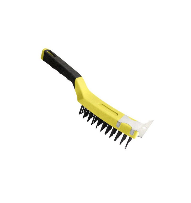 Cepillo Manual Acero Soldador Con Rascador