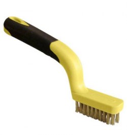 Cepillo Manual Acero Latonado Bujias