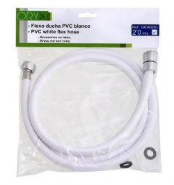 Flexo Ducha Pvc Blanco 2,00 Metros