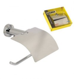 Portarrollos Maurer II Con Tapa Inoxidable 16x22 cm.