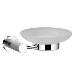 Jabonera Maurer Pared Cristal Frost Inoxidable