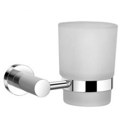 Portavasos Maurer Pared Cristal Frost Inoxidable