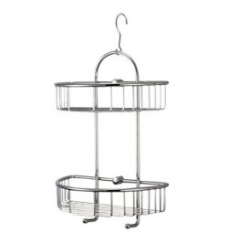 Cestillo Inoxidable Maurer Para Colgar 2 alturas 27x15x37 cm.