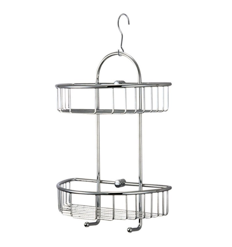 Cestillo Inoxidable Maurer Para Colgar 2 alturas 27x15x37 cm.