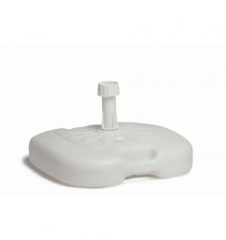 Base Sombrilla Ligera Abs 20 litros Blanca