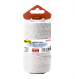 Cuerda Algodón Carnicero 100 gr.  Rollo Ø1,50 mm.