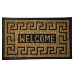 Felpudo Fibra Coco y Goma Welcome 45x75 cm.
