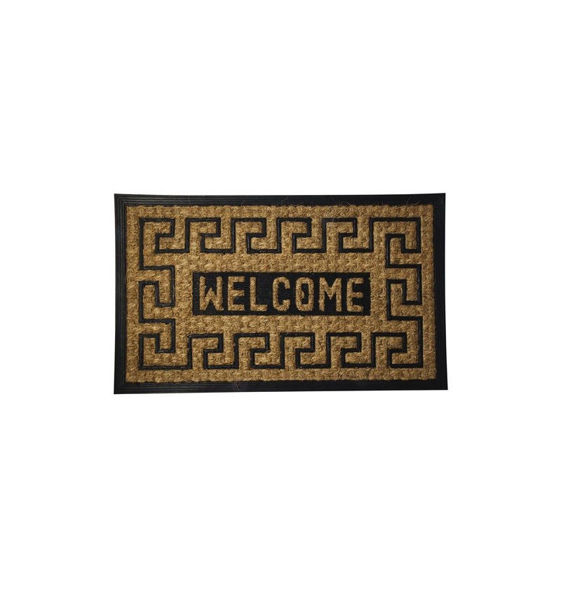 Felpudo Fibra Coco y Goma Welcome 45x75 cm.