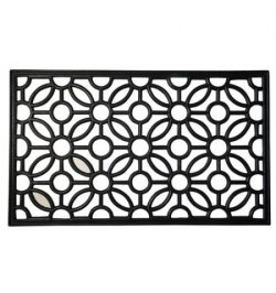 Felpudo Goma Simil Forja 45x75 cm.