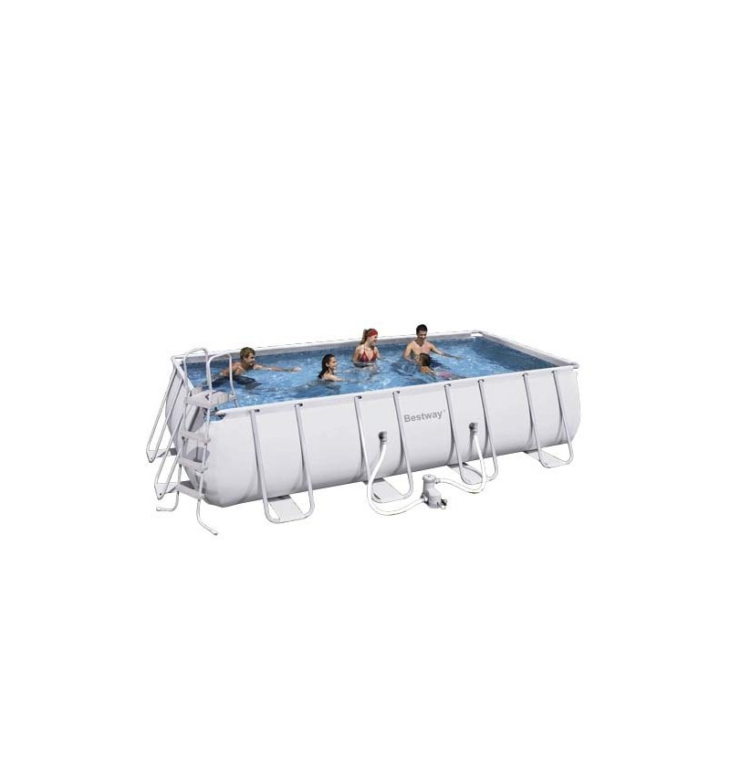 Piscina Rectangular Con Depuradora 549x274x122 cm.