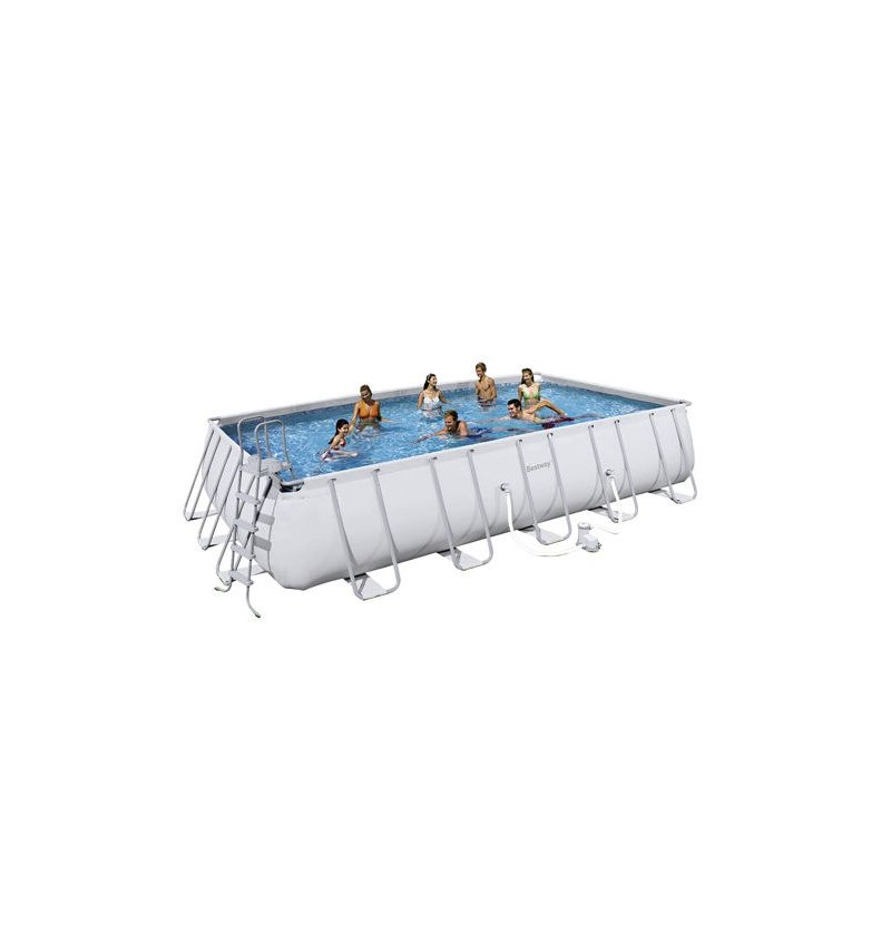 Piscina Rectangular Con Depuradora 671x366x132 cm.